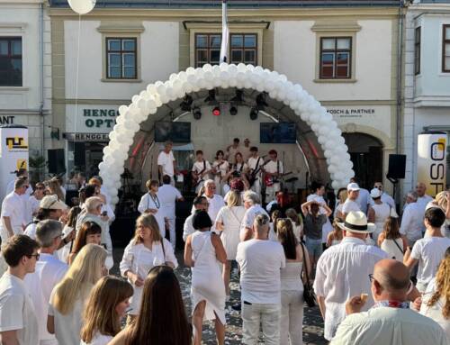 Eisenstadt in Weiß Rundbogen